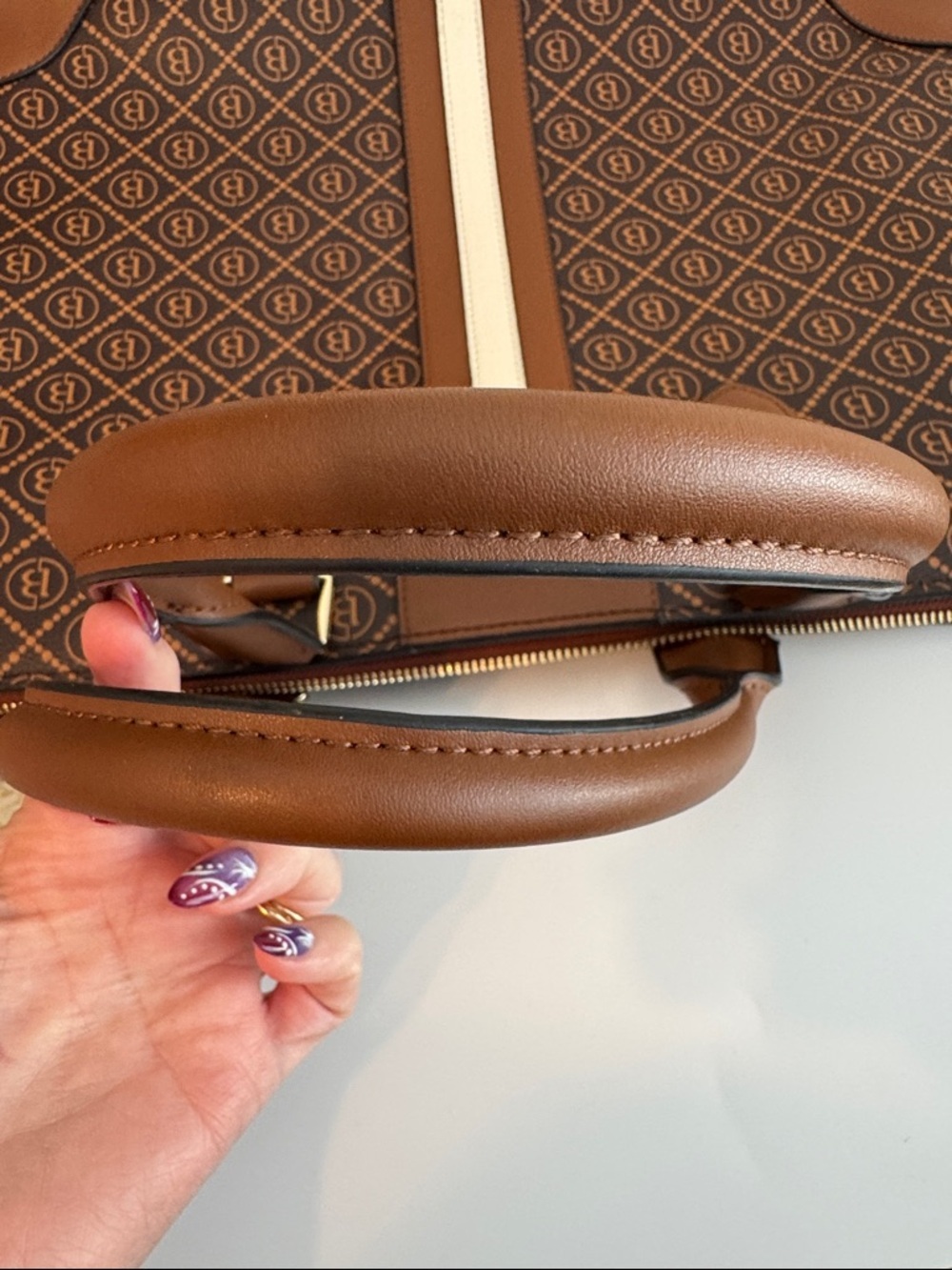 Bostanten Stroud Vintage Leather Briefcase - Picture 12 of 14